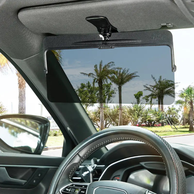 Polarized Car Sun Visor Extender with UV400 Protection, Anti-Glare Sun Shade for Safer Driving