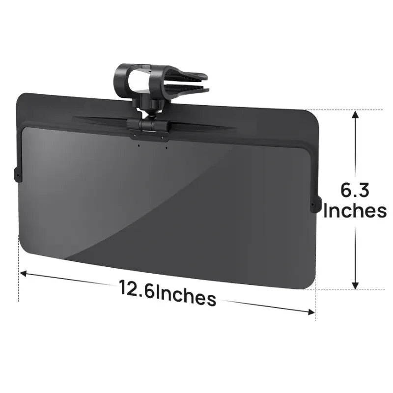 Polarized Car Sun Visor Extender with UV400 Protection, Anti-Glare Sun Shade for Safer Driving