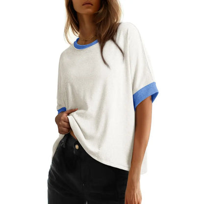 Women's Loose Oversized Basic Tee – Comfortable, Soft Fabric, Flattering Fit